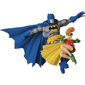Medicom MAFEX No.139 Batman Blue Version & Robin The Dark Knight Returns Total Height Approx. 6.3/4.3 inches (160/110 mm) Painted Action Figure