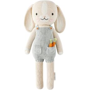 cuddle + kind Henry The Bunny Little 13" Hand-Knit Doll – 1 Doll = 10 Meals, Fair Trade, Heirloom Quality, Handcrafted in Peru, 100% Cotton Yarn
