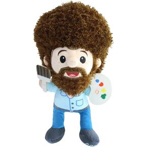 Fiesta Toys Bob Ross 10 inch Plush Toy, Brown (C20043)