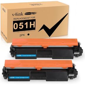 v4ink 051H Compatible Toner Cartridge Replacement for Canon 051H 2169C001 (High-Yield, 2-Pack) Work with imageClass LBP160 LBP161dn LBP162dw MF260 MF264dw MF267dw MF269dw Printer