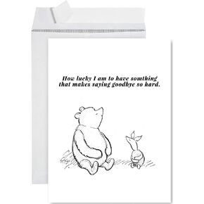 Andaz Press Jumbo Sympathy Card with Envelope, Sorry For Your Loss Card With Deepest Sympathy, Loss Of Pets, Premium Condolences Card with Big Blank Space to Send to Friends Family, 8.5" x 11", 1-Pack