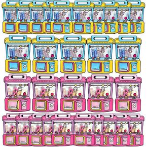 30 PCS Gift Bags with Handles - Bulk Cute Goodie Candy Bags Party Favor Bags with Stand-Up Bottom for Birthday Party, Back to School Gift