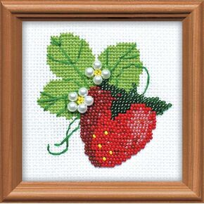RIOLIS Embroidery kit Garden Strawberry