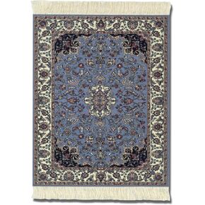 Lextra® (Jaipur المعاصر) ، Mouserug® ، البلوز ، العاج والوردي ، 10.25 "× 7.125" ، واحد