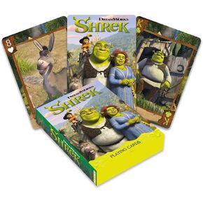 AQUARIUS Shrek Playing Cards - Shrek Themed Deck of Cards for Your Favorite Card Games - Officially Licensed Shrek Merchandise & Collectibles