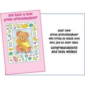 Stockwell Greetings New Great Granddaughter Greeting Card - 89097