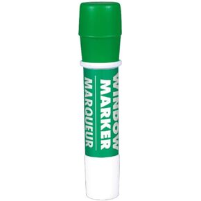 Green Window Marker - 4.5" (1 Count) - Vibrant, Easy-to-Clean, Safe & Non-Toxic Glass & Mirror Art Tool for Creative Fun