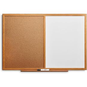 Staples Standard Cork & Dry Erase Whiteboard, 3' x 2' (28323-CC)