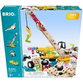 BRIO Builder - 34604 Builder Activity Set | Educational Roleplay & Construction Toy for Kids Aged 3 Years Up