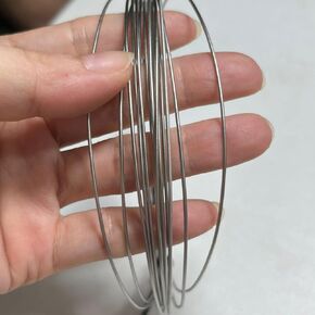 15 Feet Pure Titanium Wire (1.0 mm,18 Gauge)Grade-1 for Jewelry Making DIY and Laboratory