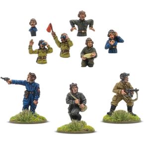 Warlord Games Bolt Action WWII Fallschirmjager 81 mm Medium Mortar Team 1943-1945 Figures 1:56 Military Table Top Wargaming Plastic Model Kit 403014015