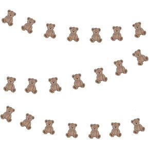 Cute Baby Bear Banner, Wall Decor Flag Photo Props Baby Shower Party Decor Wall Hangings for Bedroom, Nursery, Play Room, Dorm Room, Baby Shower Gender Reveal Party Supplies