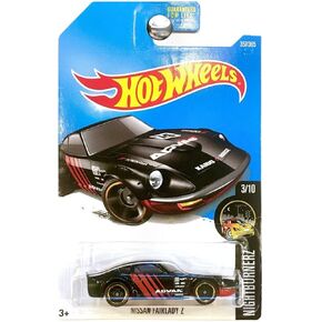 Hot Wheels 2017 Nightburnerz Nissan Fairlady Z 357/365 ، Black