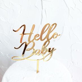 Sparkle Oh Baby Cake Topper-baby حفلة عيد ميلاد للحفلات ، مستلزمات الديكور الكعكة ， معمودية الطفل ， مرحبًا بك المولود الجديد ， استحمام الطفل ， جنس الطفل الجديد يكشف