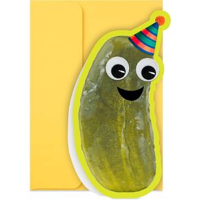 Hallmark Funny Birthday Card (Paper Pickle) for Friend, Coworker, Sibling