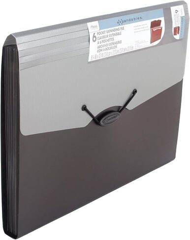 Mead Expanding File Folder, School Organizer, Paper Organizer, 6-Pocket, 9-1/4" x 13", Expandables, Tan (38541) in Saudi Arabia