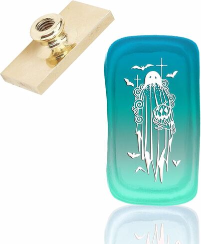CRASPIRE Flower and Sword Wax Seal Stamp Head Replacement Vintage Sealing Wax Stamp Square Heads Only No Handle for Letter Envelopes Cards Invitations Wedding Halloween Xmas Christmas Easter Day in Saudi Arabia