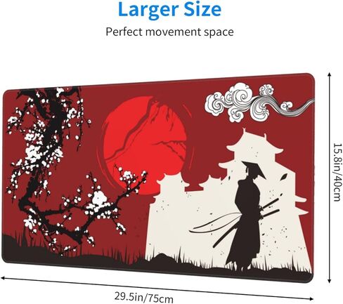 Paris Eiffel Tower Mouse Pad Long Extended XL Gaming European City Mousepad Large Oversized Desk Mat Stitched Edges, 29.5'' X 15.8'' in Kuwait