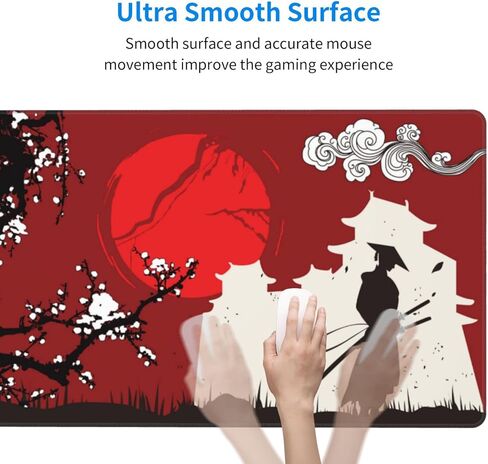 Paris Eiffel Tower Mouse Pad Long Extended XL Gaming European City Mousepad Large Oversized Desk Mat Stitched Edges, 29.5'' X 15.8'' in Kuwait