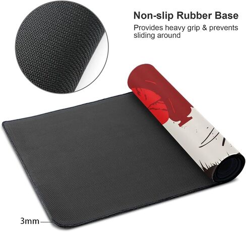 Paris Eiffel Tower Mouse Pad Long Extended XL Gaming European City Mousepad Large Oversized Desk Mat Stitched Edges, 29.5'' X 15.8'' in Kuwait