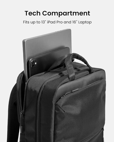 tomtoc Laptop Backpack, 15.6-16 inch Laptop Bag for Men Women, 24L Everyday Computer Backpack for 16'' MacBook Pro M4, Daypack for Work, Commute, Business, College, Weekend Trip in Saudi Arabia