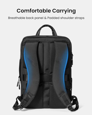 tomtoc Laptop Backpack, 15.6-16 inch Laptop Bag for Men Women, 24L Everyday Computer Backpack for 16'' MacBook Pro M4, Daypack for Work, Commute, Business, College, Weekend Trip in Saudi Arabia