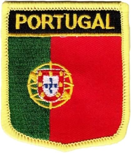 1 PCS（2.76x2.36 inch）Portugal Flag Patches Iron On or Sew On Embroidered Tactical Military National Portugal Patch (Portugal) in Saudi Arabia