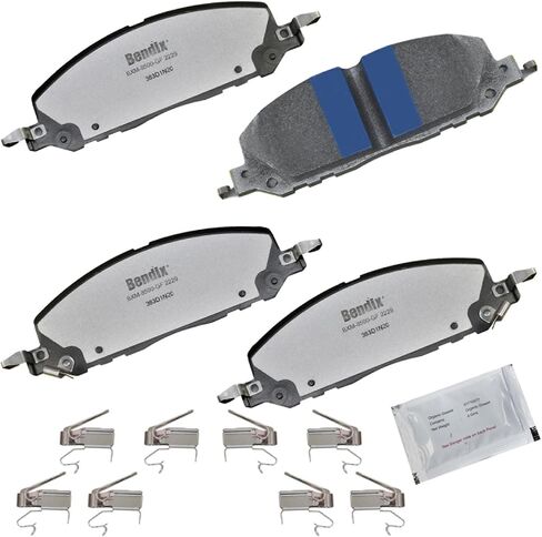 Bendix Fleet Metlok MKD1680FM Semi-Metallic Front Brake Pads for Ford F-250 Super Duty 2022-2013, F-250 Super Duty 2024, F-350 2016-2013, F-350 Super Duty 2022-2013, F-450 Super Duty 2015-2013 in Kuwait