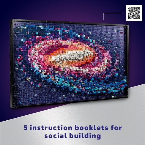 LEGO Art The Milky Way Galaxy Building Set - Space Decor DIY Kits for Adults for Bedroom Wall, Ages 18+ - Gift Ideas for Space Lovers, Men & Women - Includes Frame for Display - 31212 in Saudi Arabia