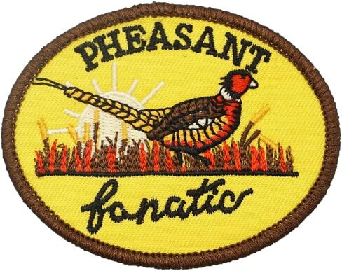 2 Pcs Vintage Pheasant Bird Animal Wildlife Hunting Embroidered Appliques Patch with Hook and Loop Fastener - Punk Style Tactical Crochet Badge Suitable for Vests,Jackets, Backpacks,and Clothing in Saudi Arabia
