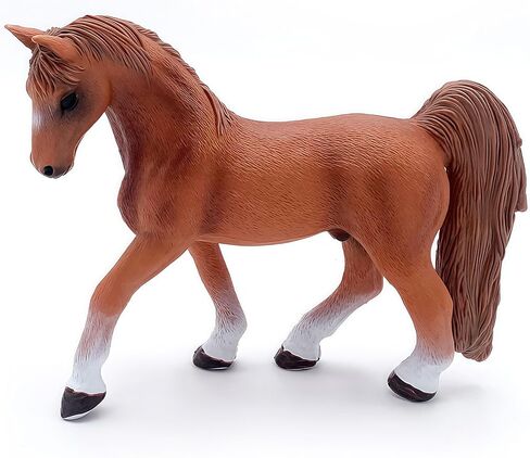 Horse Toy for Kids and Toddlers, Farm Animal Horse Figurine for Birthday Cake Topper, Garden Decoration, Party Favors, Kids School Project (Beige) in Kuwait