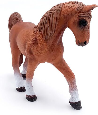 Horse Toy for Kids and Toddlers, Farm Animal Horse Figurine for Birthday Cake Topper, Garden Decoration, Party Favors, Kids School Project (Beige) in Kuwait