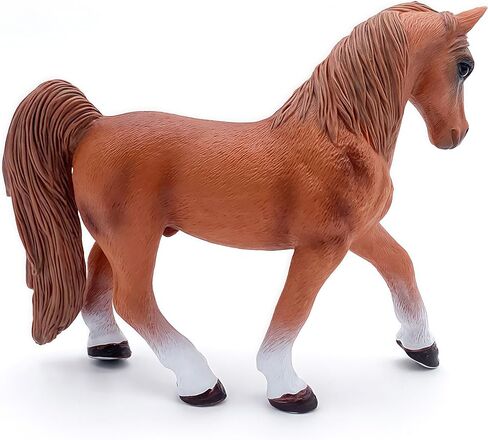 Horse Toy for Kids and Toddlers, Farm Animal Horse Figurine for Birthday Cake Topper, Garden Decoration, Party Favors, Kids School Project (Beige) in Kuwait