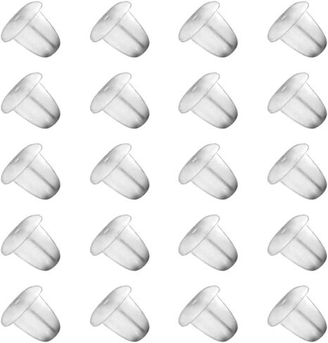 Earring Backings, Rubber Earring Backs for Stud Earrings for Women, Earring Backs for Fish Hook Earrings (100 Pieces) in Kuwait