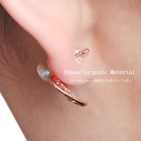 Earring Backings, Rubber Earring Backs for Stud Earrings for Women, Earring Backs for Fish Hook Earrings (100 Pieces) in Kuwait