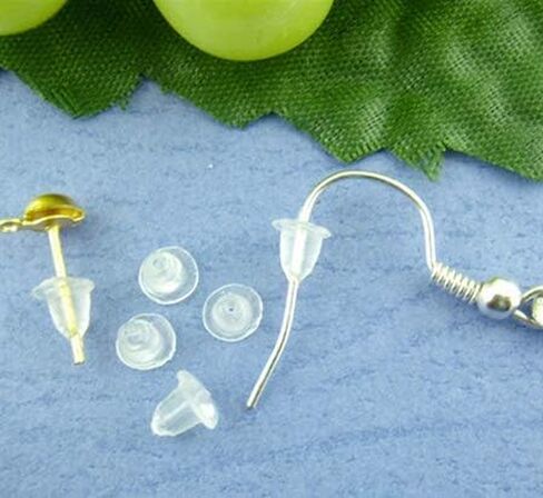 Earring Backings, Rubber Earring Backs for Stud Earrings for Women, Earring Backs for Fish Hook Earrings (100 Pieces) in Kuwait