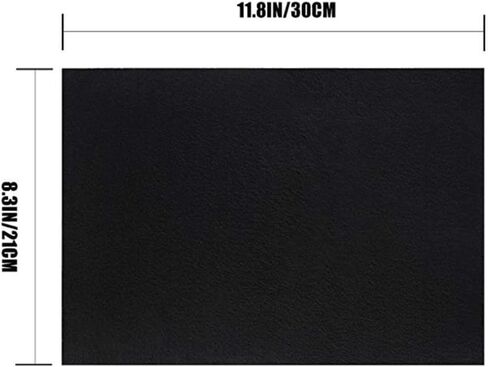 5PCS Black Self Adhesive Felt Sheets, Soft Velvet Sticky Back Felt for Jewelry Box and Drawer Liner, Art and Craft Making(A4 Size) in Kuwait