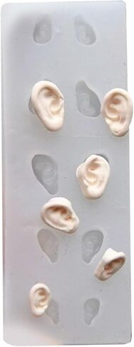 Cute Ear Silicone Mould for DIY Pottery Clay Crafts Doll Ears Mold Ornament Resin Molds for Epoxy Casting in Saudi Arabia
