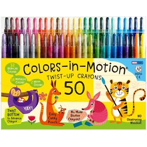Twist-Up Crayons 50 Count Color Set