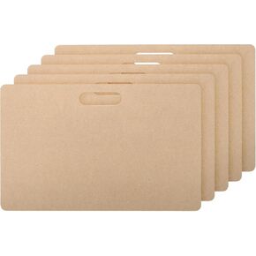 PATIKIL 5 Pack Wedging Board for Pottery 12" x 18" Clay Board Portable Plaster Modeling Board with Built-in Handle for Pottery Clay Ceramics