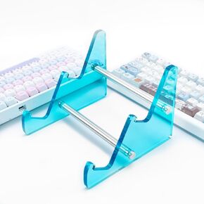 Keyboard Display Stand, Keyboard Container, Keyboard Shelf Keyboard Storage Stand, Black Acrylic Stand for Storage Three Mechanical Keyboard