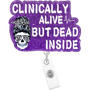 Teacher Life Badge Reel Retractable Funny Nursing Badge Holder with ID Clip Accessories Coffee Gives We Teacher Powers RN CNA Name Badge Clip Medical Assistant Hospital Acrylic ID Name Card