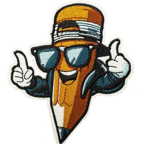 Embroidered Iron On Patches, Long Island Ice Tea Applique Patch, Sew On Patch for Vest Jackets, Clothing, Hats, Backbags & Jeans.