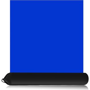 Mahjong Mat, Anti Slip and Noise Reduction 31.5 * 31.5 Inch Mahjong Mat for Table with Portable Storage Bag for Mahjong, Poker, Dominoes and Other Board Game Mat (Blue-1) in Kuwait