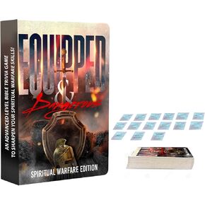 Spiritual Warfare Bible Trivia Game | Fun & Faith-Building Game for Family, Youth Groups & Bible Study | Master Scripture, Deepen Understanding, and Equip Yourself with Biblical Knowledge
