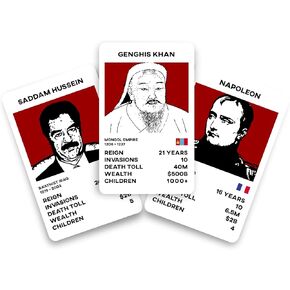 Dictator Top Trumps Card Game | Funny Gifts | Gift Republic