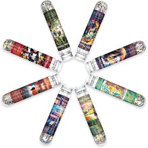 Mini Jigsaw Puzzles for Adults 234 Pieces (8 Packs) Small Jigsaw Puzzle Test Tube Puzzle Challenging Micro Puzzle Difficult Tiny Puzzle Home Decor Entertainment 6x4in (8 Packs - 7)