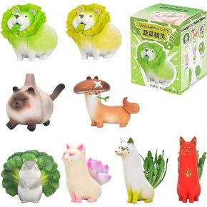 52TOYS Vegetables Fairy 1st Action Figure, 1Pc Collectible Toy Kawaii Creative Gift Room Decor Desktop Decoration 3.5 Inch, Gift for Birthday Party