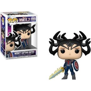 Funko POP Vinyl: Marvel What If - Infinity Captain Carter - Collectable Vinyl Figure - Gift Idea - Official Merchandise - for Kids & Adults - TV Fans - Model Figure for Collectors and Display