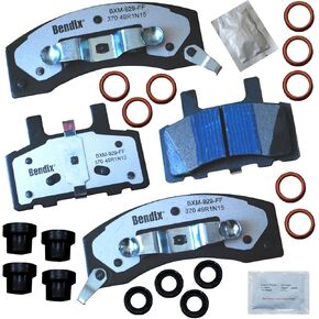 Bendix Fleet Metlok MKD1317FM Semi-Metallic Rear Brake Pads for Select Models Dodge Sprinter 2500, Freightliner 3500, Mercedes-Benz Sprinter, V250, Volkswagen Crafter Van in Kuwait